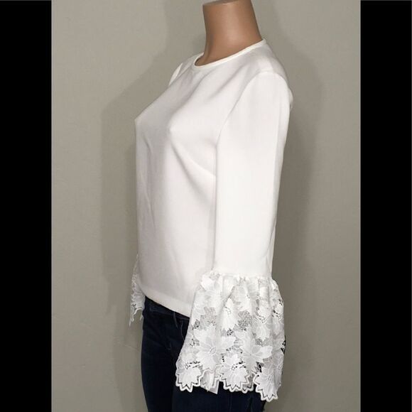 Rachel Zoe ecru top. Retails $325. NWT - Picture 2 of 8
